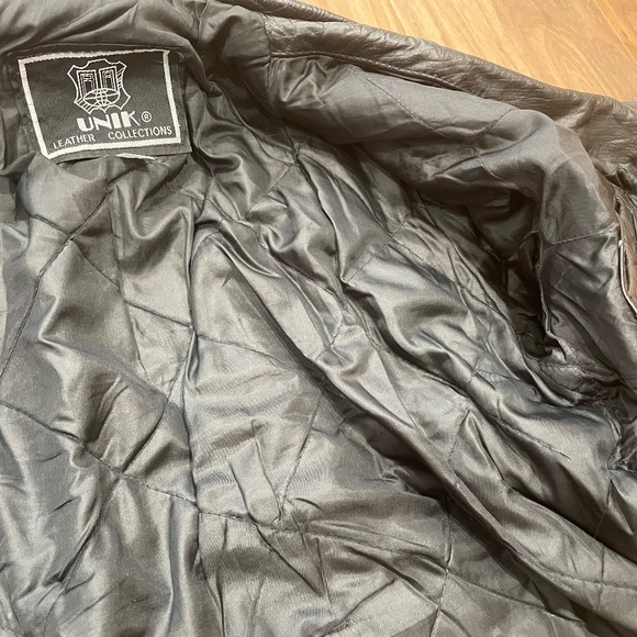 Excellent Condition Women's Unik Leather Motorcycle Jacket - Picture 11 of 16